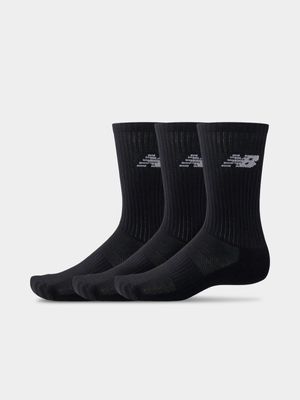 New Balance Core Cushioned Crew 3 pack White Socks