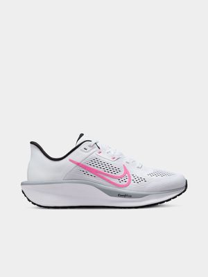 Womens Nike Quest 6 White/Black/Pink Running Shoes