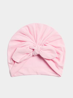 Jet Infant Girls Pink Turban