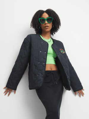 Converse x Daily Paper Women's Black Malden Jacket