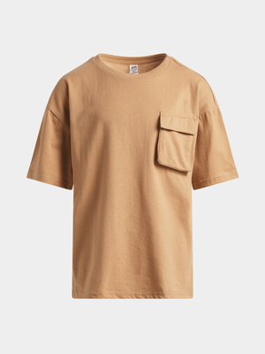 Jet Younger Boys Tobacco Pocket T-Shirt