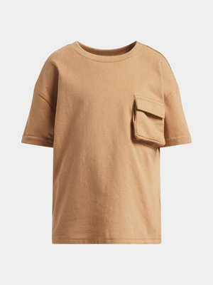 Jet Younger Boys Tobacco Pocket T-Shirt