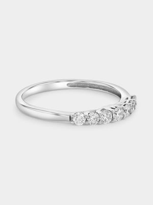 White Gold 0.3ct Lab Grown Diamond Anniversary Ring