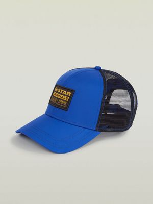 G-Star Men's Embro Baseball Trucker Racing Blue Cap