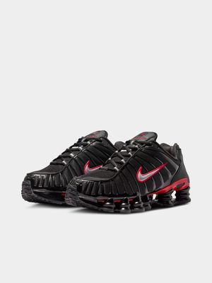 Nike Men's Shox Black/Red Sneaker