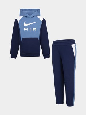 Boys Toddler Nike Air Fleece Navy/Blue Set