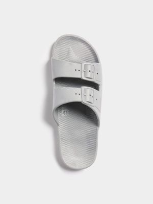 Women's Freedom Moses Grey Slides