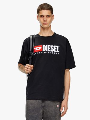 Men's Diesel Black T-Boxt-Div T-Shirt