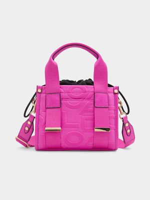 Women's Aldo Hot Pink Minieviex  Top Handle Handbag