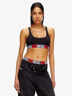 Women's Diesel Black Ufsb-Oriba Bra