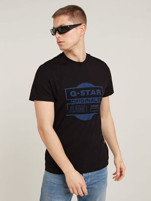 G-Star Men's Originals Underground Dark Black T-Shirt