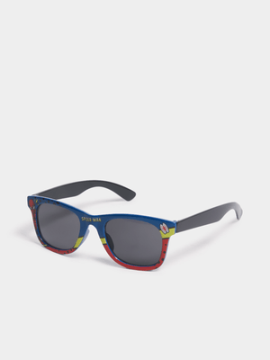 Jet Younger Boys Red/Blue Spiderman Sunglasses