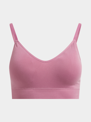 Jet Women's Pink Padded Strap Bra