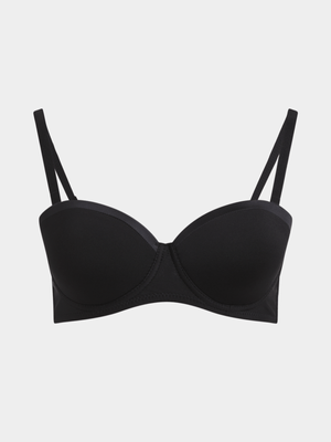 Jet Women's Black Tuxedo Balconette Bra