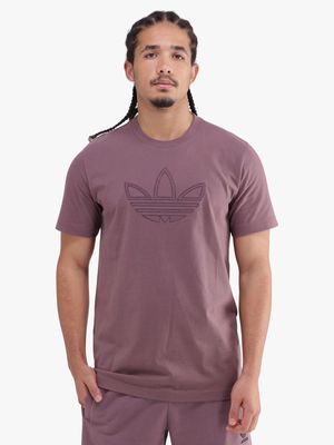 adidas Originals Men's Purple T-Shirt