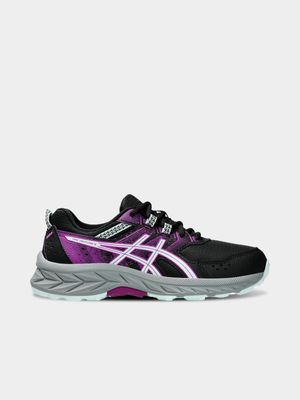 Women's Asics Gel Venture 9 Black/Pink Sneaker