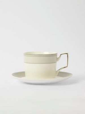 Grace Aria Cup & Saucer White