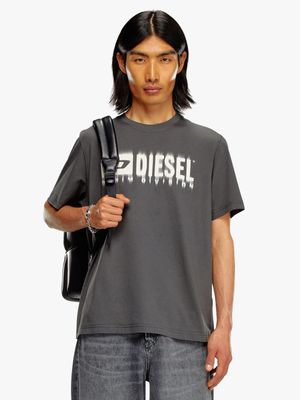 Men's Diesel Grey T-Adjust-Q7 T-Shirt