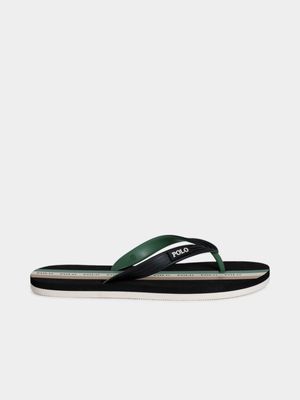 Men's Polo Colour Block Stripe Flip Flops