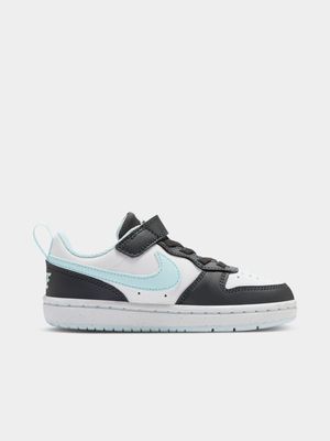 Junior Pre-School Nike Court Borough Recraft Grey/Blue/White Sneakers