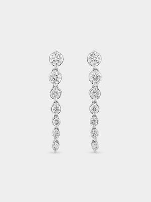 White Gold 0.5ct Lab Grown Diamond Drop Earrings