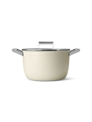 smeg casserole w/lid matt 26cm