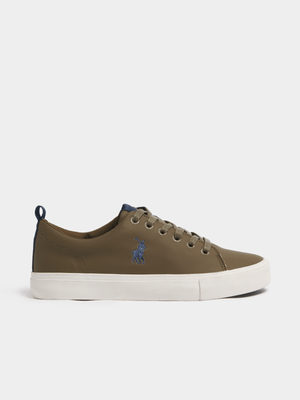 Men's Polo Olive Green Sneakers Basic Sneakers