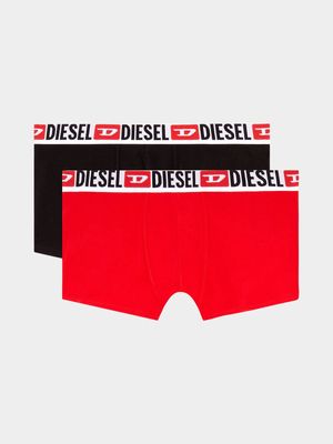 Men's Diesel Multi Umbx-Damien Two Pack Boxer-Shorts