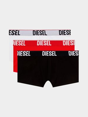 Men's Diesel Multi Umbx-Damien Three Pack Boxer-Shorts