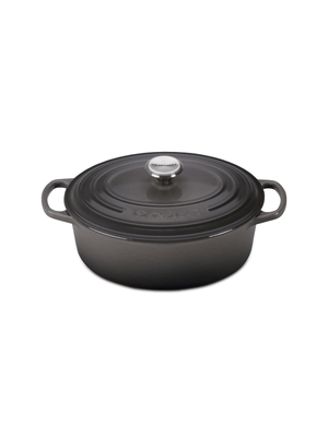 Le Creuset Signature Casserole Oval Flint 31cm