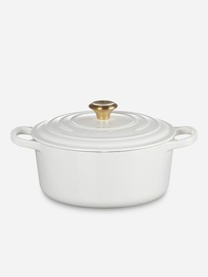 Le Creuset Round Cocotte White 26cm