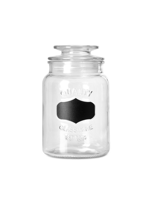 glass container w/chalk label 970ml