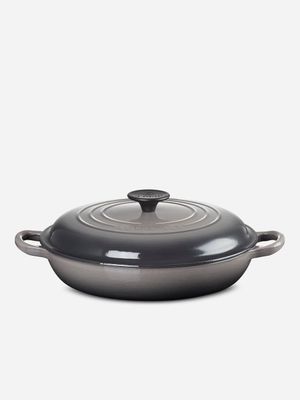 Le Creuset Shallow Casserole 30cm Flint