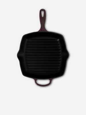 le creuset fig square fillet grill 26cm