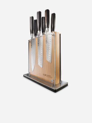 Cuisine::pro Damashiro EMPEROR Shi Knife Block 7Pc