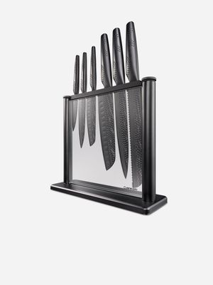 Cuisine::pro iD3 Black Samurai Gozen Knife Block 7Pc