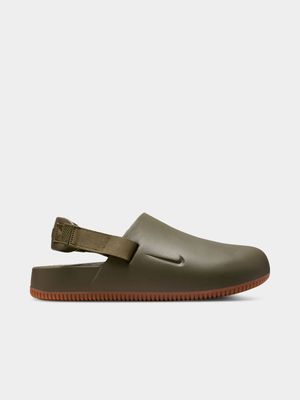 Nike Men's Calm Mule Olive/Brown Slide