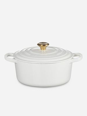 Le Creuset Round Cocotte White 24cm