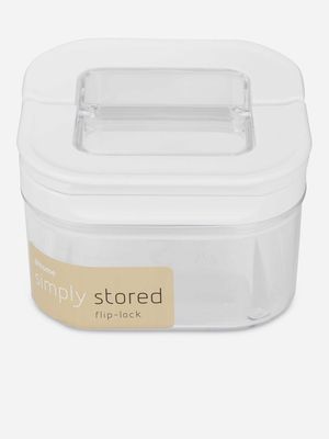 simply stored flip lock sq canister 0.5l