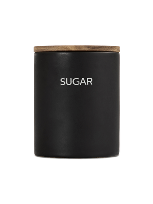 loft canister sugar black