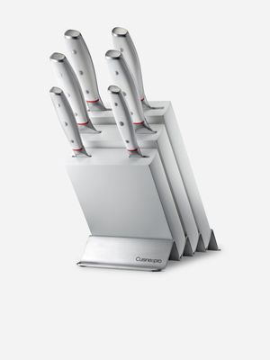 Cuisine::pro iconiX Straub Knife Block 7Pc White