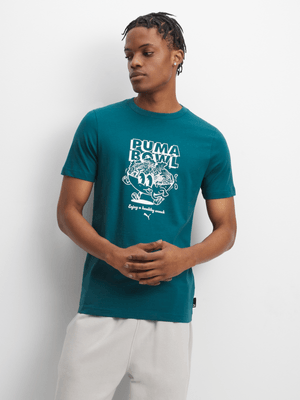 Puma Men's Teal T-Shirt