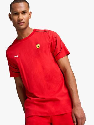 Puma Men's Scuderia Ferrari MT7 Red T-Shirt