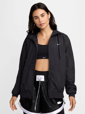 Womens Nike Sportswear Classic Wovens Black Jacket