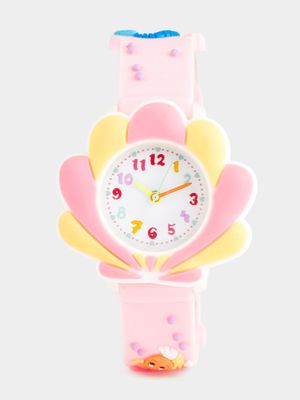 Girl's Pink Mermaid Watch