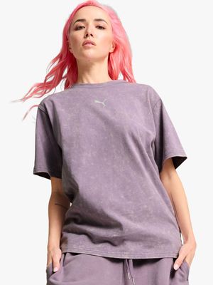 Puma Women's DARE TO Purple T-Shirt