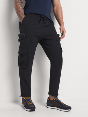 Men's Relay Jeans Nylon Utility Black Cargo Pants