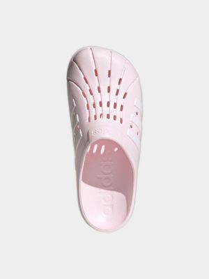 Womens adidas Adilette Clod Pink/White Slides