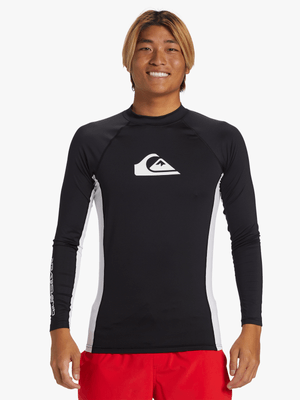 Men's Quiksilver Black Everyday UPF50 Rashvest