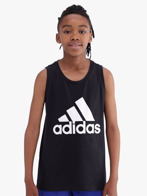 Boys adidas Bos Black Tank